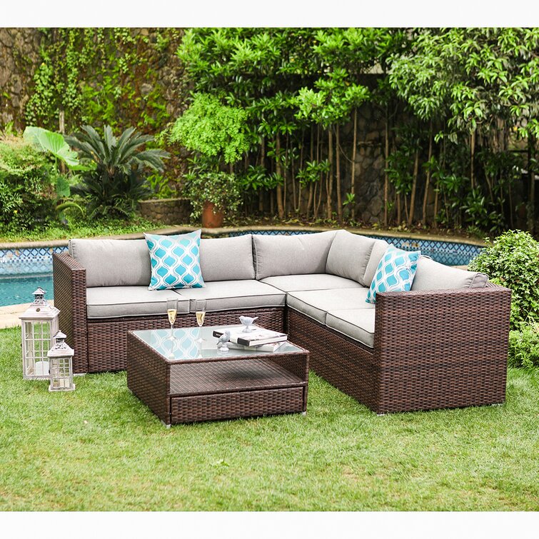 2 piece best sale outdoor sectional